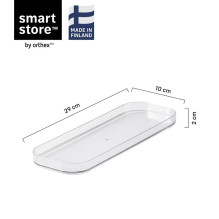 Storage lid 11390, transparent, 29 x 10 x 2 cm Storage lid 11390, transparent, 29 x 10 x 2 cm