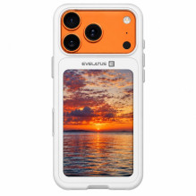 Evelatus „LiveCase“ ekranas – „Bluetooth“ Smart Ekranas pasirinktinėms nuotraukoms, valdomas programėle, baltas