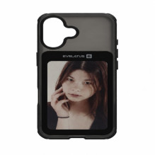 Evelatus Apple iPhone 17 LiveCase Hybird Case Stend PC+TPU Black
