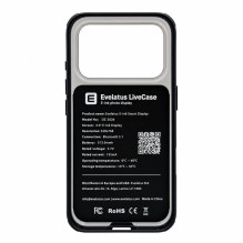 Evelatus Apple iPhone 17 Pro LiveCase Hybird Case Stend PC+TPU Black