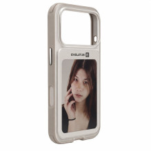 Evelatus Apple iPhone 17 Pro LiveCase Hybird Case Stend PC+TPU Silver