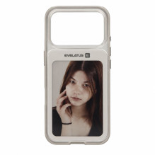 Evelatus Apple iPhone 17 Pro LiveCase Hybird Case Stend PC+TPU Silver