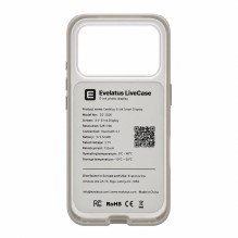 Evelatus Apple iPhone 17 Pro LiveCase Hybird Case Stend PC+TPU Silver