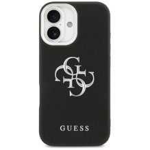Guess Guess Grained Big 4G Classic Logo case for iPhone 17 - black Guess Guess Grained Big 4G Classic Logo case for iPhone 17 - black