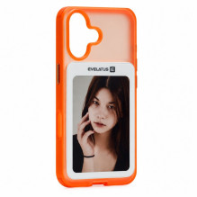Evelatus Apple iPhone 17 LiveCase Hybird Case Stend PC+TPU Orange