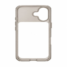 Evelatus Apple iPhone 17 LiveCase Hybird Case Stend PC+TPU Silver