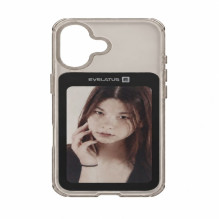 Evelatus Apple iPhone 17 LiveCase Hybird Case Stend PC+TPU Silver