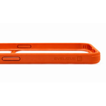Evelatus Apple iPhone 17 Pro LiveCase Hybird Case Stend PC+TPU Orange