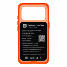 Evelatus Apple iPhone 17 Pro LiveCase Hybird Case Stend PC+TPU Orange