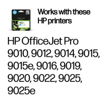 HP Ink No 963 HP963 HP 963 Cyan XL (3JA27AE) HP Ink No 963 HP963 HP 963 Cyan XL (3JA27AE)