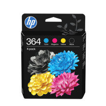 Rašalo kasetė HP Rašalo kasetė nr. 364 N9J73AE (juoda, žydra, rausvai raudona, geltona)