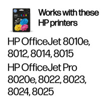 HP 912 Black+Tricolor Tintes kasetne