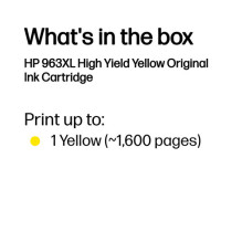 HP Ink No 963 HP963 HP 963 Yellow Gelb XL (3JA29AE)