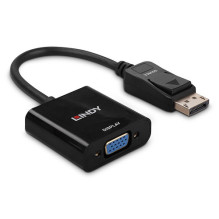 LINDY aktīvs DisplayPort uz VGA pārveidotājs 0,15 m LINDY aktīvs DisplayPort uz VGA pārveidotājs 0,15 m