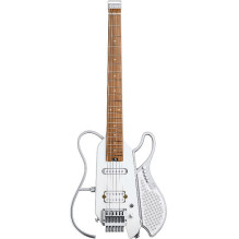 Elektrinė gitara - DONNER Hush X Live, balta, 6 stygų, 22 skirsniai, raudonmedžio, sulankstoma, dešiniarankė Elektrinė gitara - DONNER Hush X Live, balta, 6 stygų, 22 skirsniai, raudonmedžio, sulankstoma, dešiniarankė