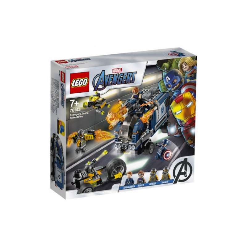 Konstravimo rinkinys - LEGO 76143 Marvel Avengers Truck Take Down