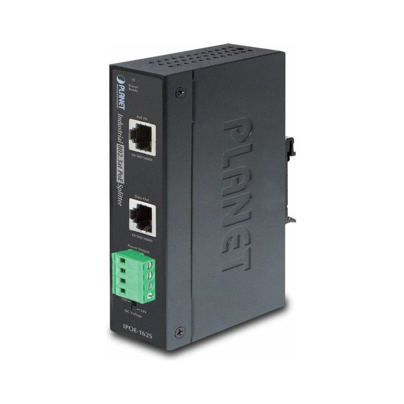 Planet pramoninis skirstytuvas IEEE 802.3at Gigabit HPoE (IPOE-162S)