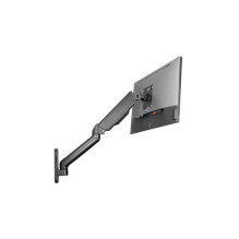 Single wall mount bracket, 1xLCD, max. 32", max. load 9kg, with gas spring, swivel