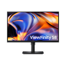 LCD Monitor, SAMSUNG, 27 ", 5120 x 2880 pixels, 5K Ultra HD, Native aspect ratio 16:9, LCD, Flat, LS27H802EFAXEN