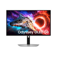 LCD Monitor, SAMSUNG, 27 ", 3840 x 2160 pixels, 4K Ultra HD, Native aspect ratio 16:9, OLED, Flat, LS27HG800SUXEN