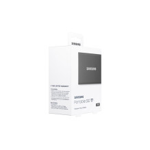 Išorinis SSD, SAMSUNG, T7, 1TB, USB 3.2, Rašymo greitis 1000 MB/s, Skaitymo greitis 1050 MB/s, MU-PC1T0T / WW