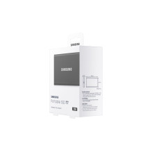 Išorinis SSD, SAMSUNG, T7, 1TB, USB 3.2, Rašymo greitis 1000 MB/s, Skaitymo greitis 1050 MB/s, MU-PC1T0T / WW