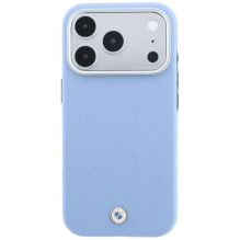 BMW case for IPHONE 18 Pro / 17 Pro compatible with MagSafe (Sign Deboss Quilted W / Metal Logo) blue BMW case for IPHONE 18 Pro / 17 Pro compatible with MagSafe (Sign Deboss Quilted W / Metal Logo) blue