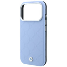 BMW case for IPHONE 18 Pro / 17 Pro compatible with MagSafe (Sign Deboss Quilted W / Metal Logo) blue BMW case for IPHONE 18 Pro / 17 Pro compatible with MagSafe (Sign Deboss Quilted W / Metal Logo) blue