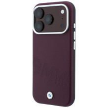 BMW case for IPHONE 18 Pro / 17 Pro compatible with MagSafe (Sign Inclined Deboss Letters) burgund BMW case for IPHONE 18 Pro / 17 Pro compatible with MagSafe (Sign Inclined Deboss Letters) burgund