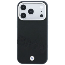 BMW case for IPHONE 18 Pro / 17 Pro compatible with MagSafe (Sign Inclined Deboss Letters) black BMW case for IPHONE 18 Pro / 17 Pro compatible with MagSafe (Sign Inclined Deboss Letters) black