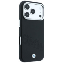 BMW case for IPHONE 18 Pro / 17 Pro compatible with MagSafe (Sign Inclined Deboss Letters) black BMW case for IPHONE 18 Pro / 17 Pro compatible with MagSafe (Sign Inclined Deboss Letters) black