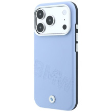 BMW case for IPHONE 18 Pro / 17 Pro compatible with MagSafe (Sign Inclined Deboss Letters) blue BMW case for IPHONE 18 Pro / 17 Pro compatible with MagSafe (Sign Inclined Deboss Letters) blue