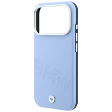 BMW case for IPHONE 18 Pro / 17 Pro compatible with MagSafe (Sign Inclined Deboss Letters) blue BMW case for IPHONE 18 Pro / 17 Pro compatible with MagSafe (Sign Inclined Deboss Letters) blue