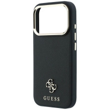 Case for IPHONE 18 Pro Max / 17 Pro Max compatible with MagSafe (Saffiano Small 4G &amp; Classic Logo) back