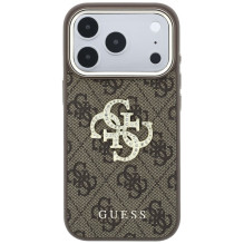 Case for IPHONE 18 Pro Max / 17 Pro Max (Big Strass Logo 4G) brown