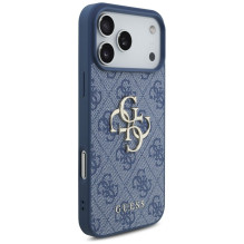 GUESS case for IPHONE 18 Pro Max / 17 Pro Max (4G Big Logo) blue
