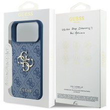 GUESS case for IPHONE 18 Pro Max / 17 Pro Max (4G Big Logo) blue