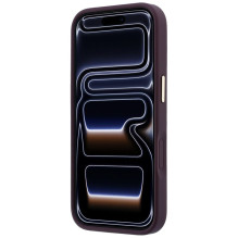 Case for IPHONE 18 Pro Max / 17 Pro Max compatible with MagSafe (Saffiano Peony Ring) brown Case for IPHONE 18 Pro Max / 17 Pro Max compatible with MagSafe (Saffiano Peony Ring) brown