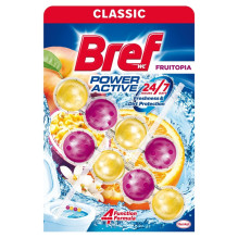 WC cleaner - air freshener Bref Fruitopia, 2x50g