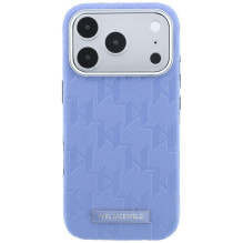 KARL LAGERFELD case for IPHONE 18 Pro Max / 17 Pro max compatible with MagSafe (Mono Resin Logo) light blue KARL LAGERFELD case for IPHONE 18 Pro Max / 17 Pro max compatible with MagSafe (Mono Resin Logo) light blue