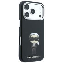 KARL LAGERFELD case for IPHONE 18 Pro / 17 Pro compatible with MagSafe (Smooth Ikonik Sketch) black KARL LAGERFELD case for IPHONE 18 Pro / 17 Pro compatible with MagSafe (Smooth Ikonik Sketch) black