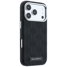 KARL LAGERFELD case for IPHONE 18 Pro Max / 17 Pro Max compatible with MagSafe (Mono Resin Logo) black KARL LAGERFELD case for IPHONE 18 Pro Max / 17 Pro Max compatible with MagSafe (Mono Resin Logo) black