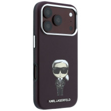 KARL LAGERFELD case for IPHONE 18 Pro Max / 17 Pro Max compatible with MagSafe (Smooth Ikonik Sketch) burgundy KARL LAGERFELD case for IPHONE 18 Pro Max / 17 Pro Max compatible with MagSafe (Smooth Ikonik Sketch) burgundy