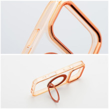 Case for iPhone 18 Pro Max / 17 Pro Max Frame Circle Stand compatible with MagSafe orange Case for iPhone 18 Pro Max / 17 Pro Max Frame Circle Stand compatible with MagSafe orange