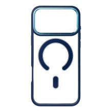 Case for iPhone 18 Pro Max / 17 Pro Max Color Edge Mag Cover compatible with MagSafe blue