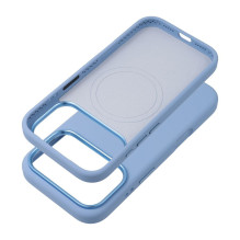 Case for iPhone 18 Pro / 17 Pro Forcell F-Protect Frame Premium compatible with Magsafe light blue Case for iPhone 18 Pro / 17 Pro Forcell F-Protect Frame Premium compatible with Magsafe light blue