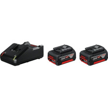 Bosch 2x 4.0Ah + GAL 18V-40...