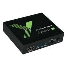 AV signal transmission system Techly HDMI - Toslink Black (025756)
