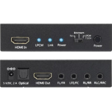 Sistema AV Techly HDMI - Toslink Black (025756) Sistema AV Techly HDMI - Toslink Black (025756)