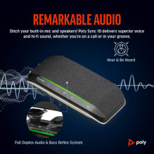 Computer speakers PolyHP Poly Sync 10 Teams Certified (77P34AA) Computer speakers PolyHP Poly Sync 10 Teams Certified (77P34AA)